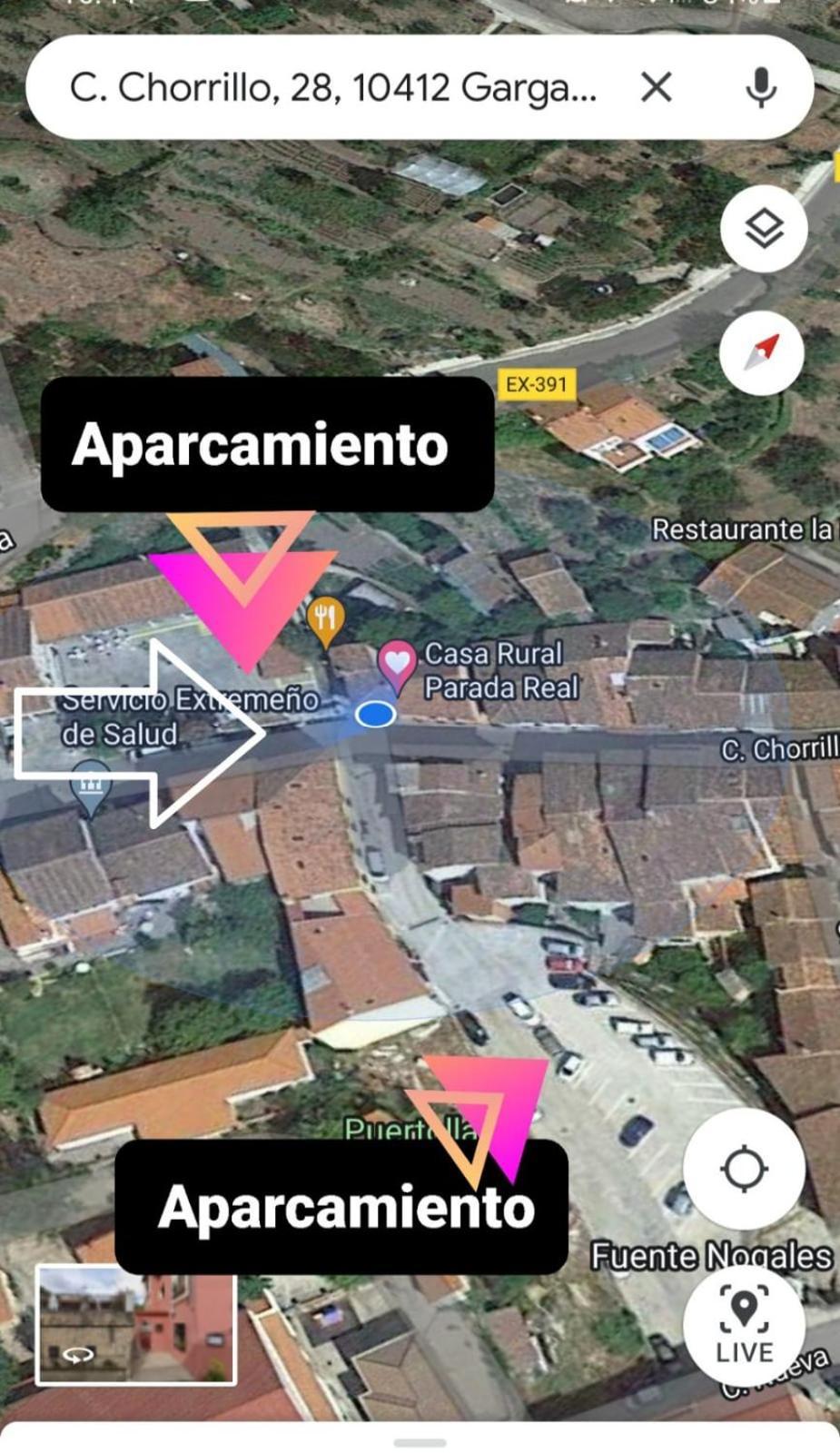 Casa Rural Parada Real Garganta la Olla Zewnętrze zdjęcie